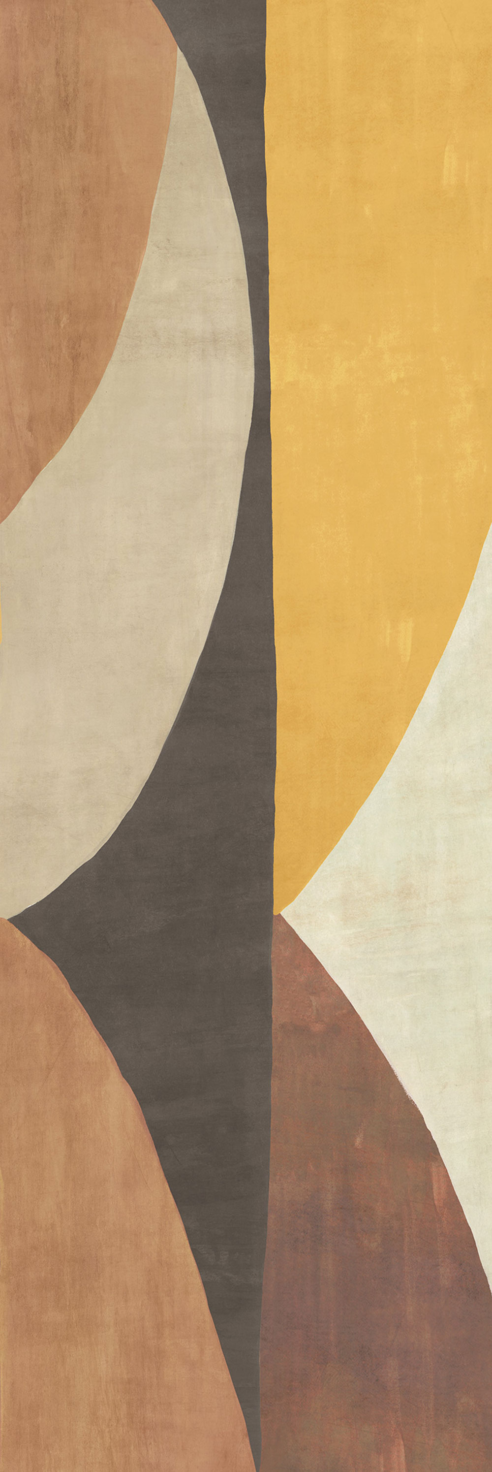 Geometrische Vlies-Fototapete, braun, DGAMA3011-300, Amani, Masureel