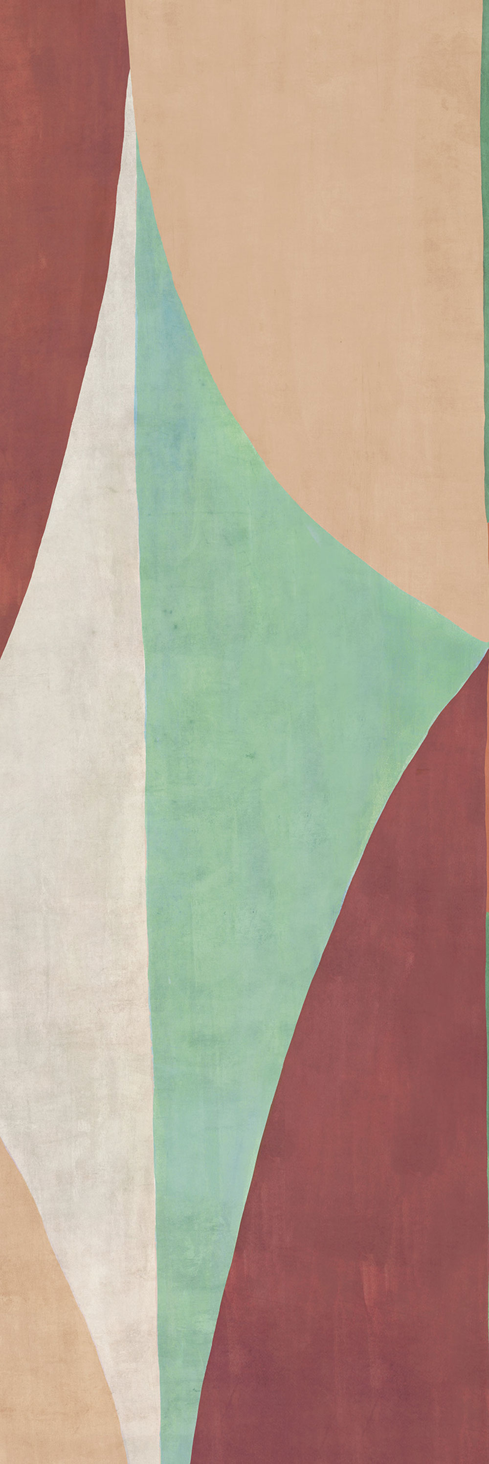 Geometrische Vlies-Fototapete, grün-braun, DGAMA3023-260, Amani, Masureel