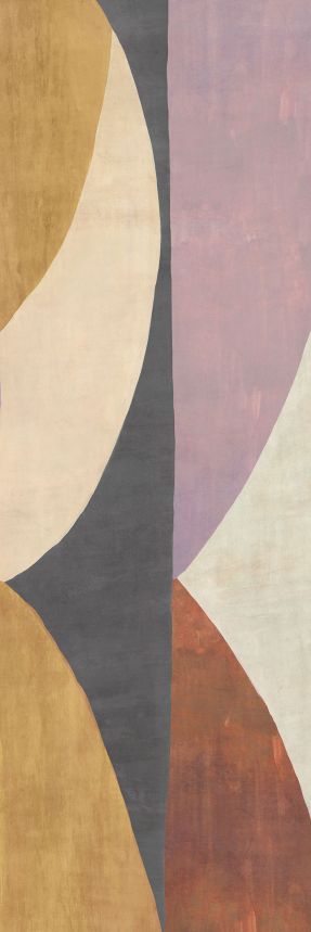 Geometrische Vlies-Fototapete, braun-Lila, DGAMA3041-260, Amani, Masureel