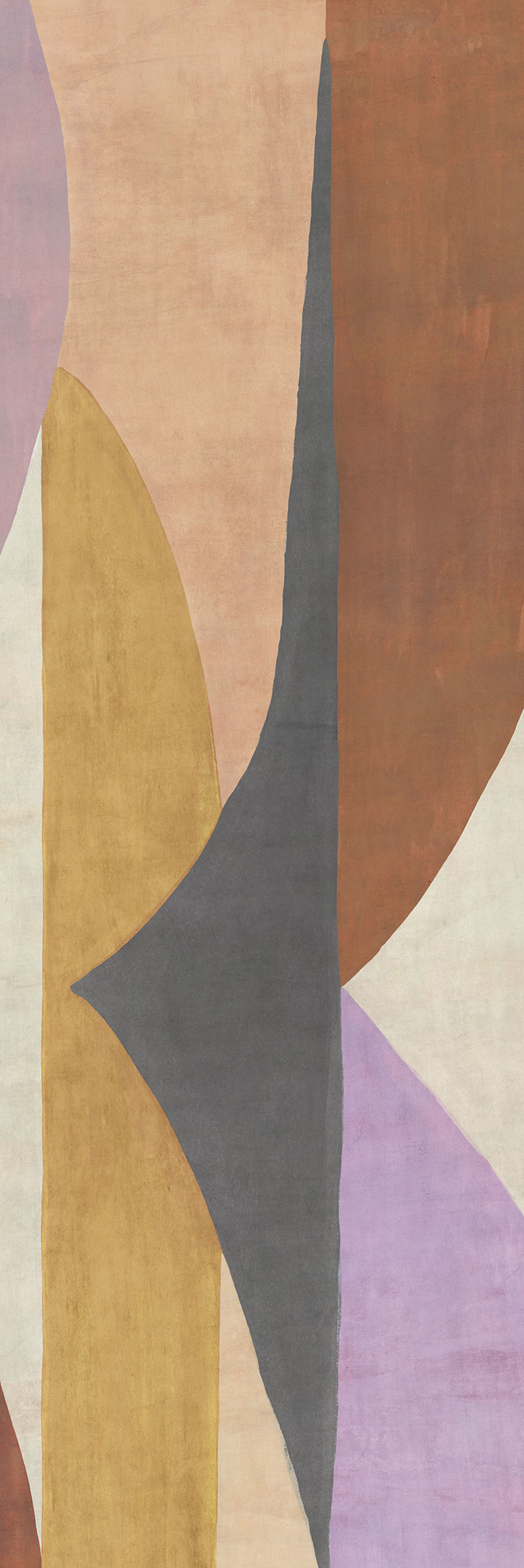 Geometrische Vlies-Fototapete, braun-Lila, DGAMA3042-260, Amani, Masureel