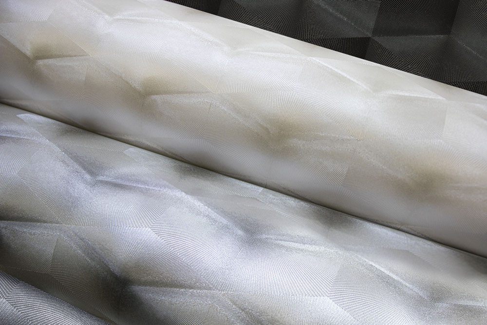 3D geometrische Vliestapete, silber, 20018, New Tekko, Emiliana Parati