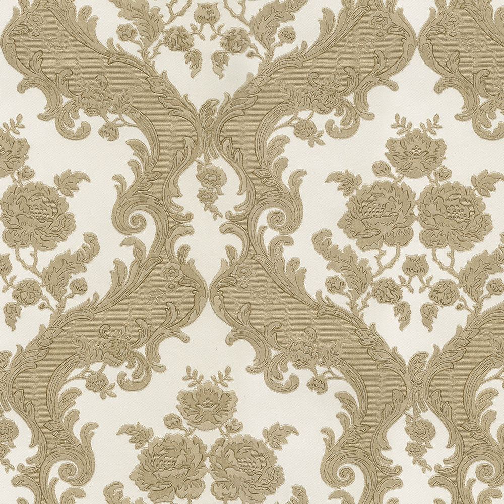 Vliestapete, creme-gold, Barockmuster, 20028, New Tekko, Emiliana Parati