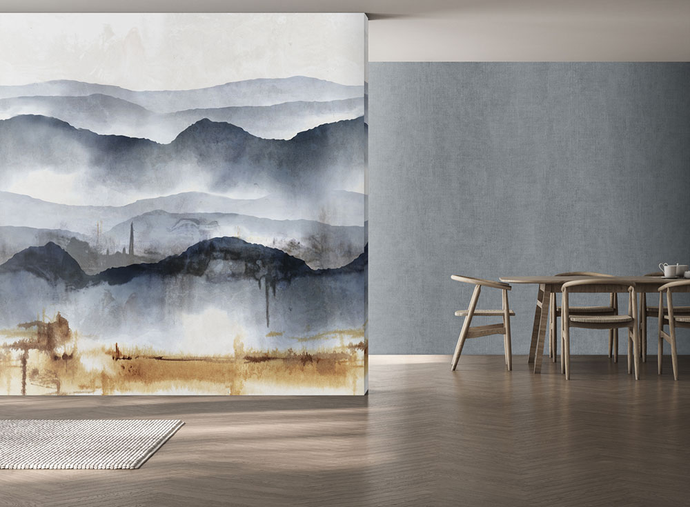 Vlies-Fototapete, grau-blau, Horizont, FW4001-1, Feature Walls, Decoprint