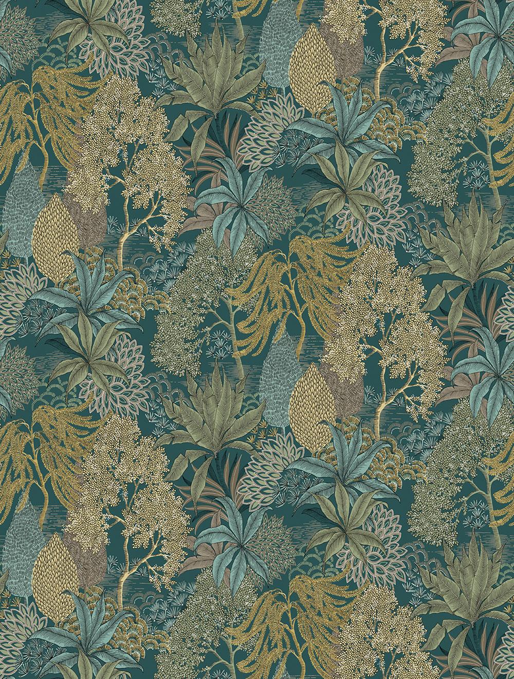 Vlies-Fototapete, grün, Blätter, FW4003-1, Feature Walls, Decoprint