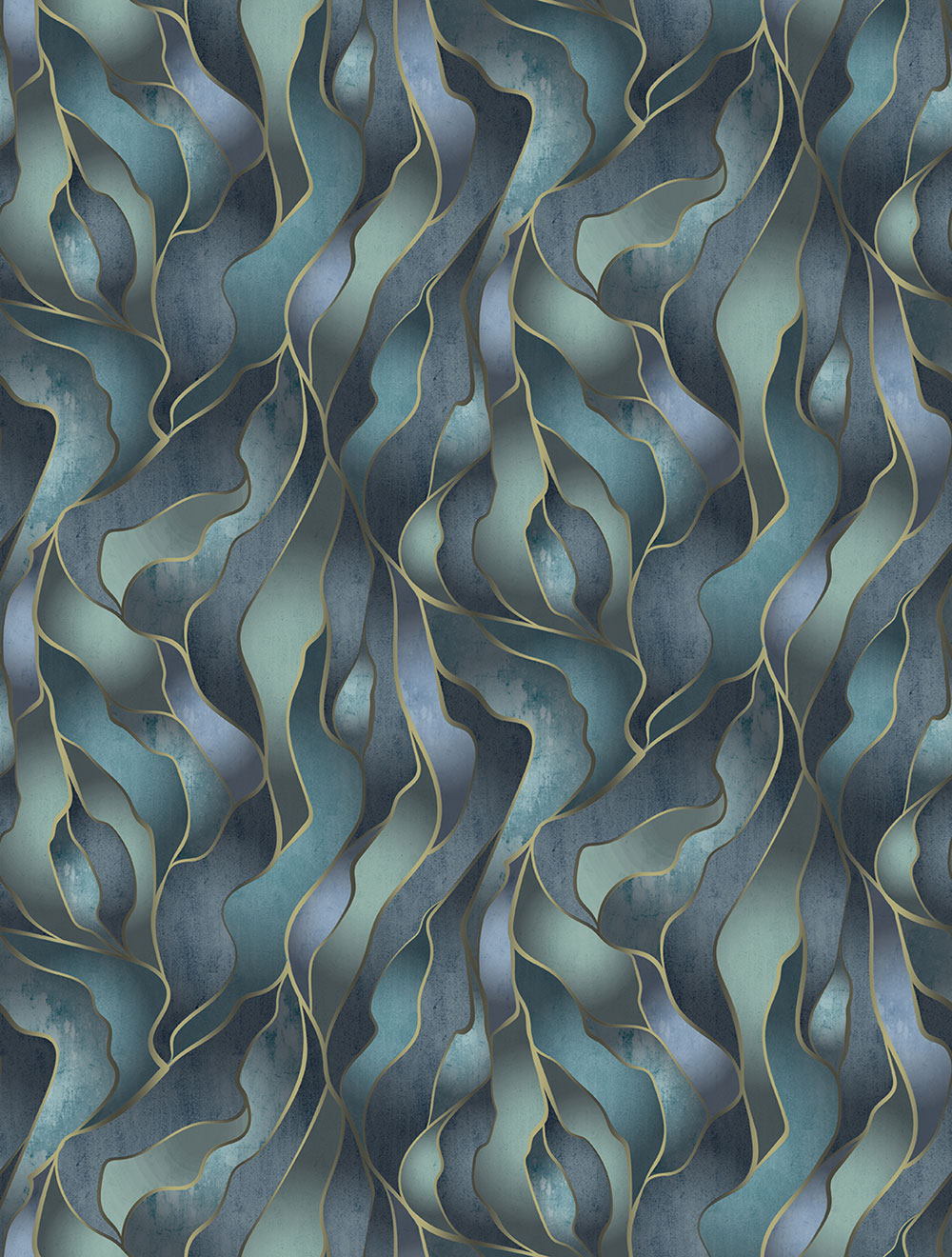 Grafische Vlies-Fototapete, blau, FW4010-2, Feature Walls, Decoprint