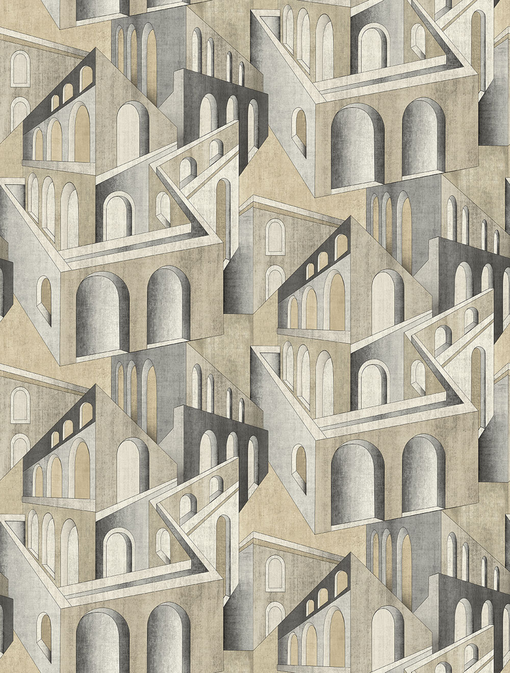 Grafische Vlies-Fototapete, grau-beige, FW4013-2, Feature Walls, Decoprint