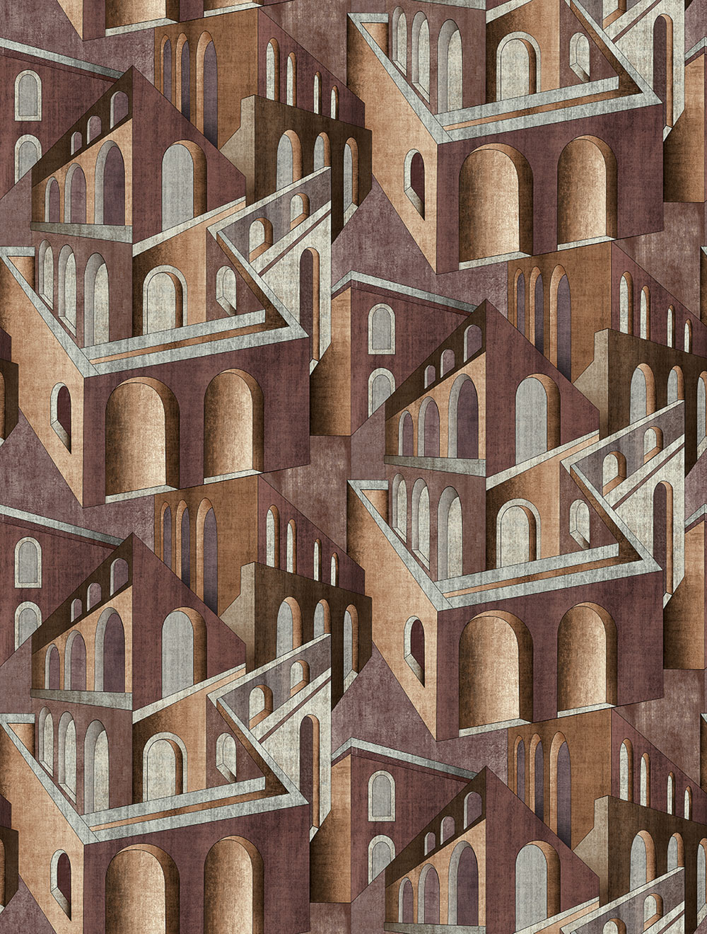 Grafische Vlies-Fototapete, weinrot, FW4013-9, Feature Walls, Decoprint