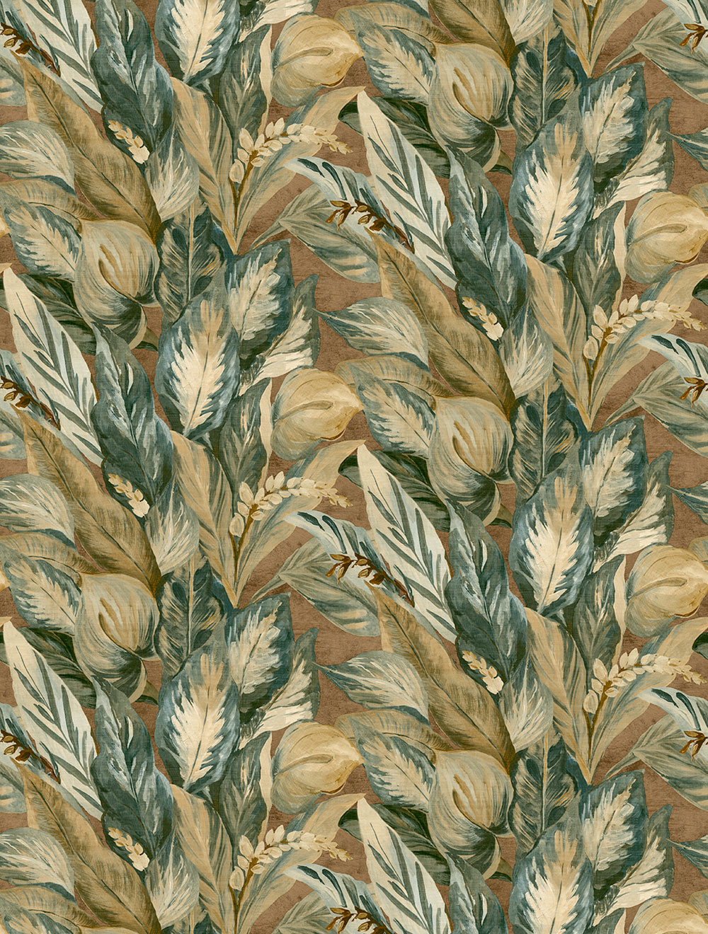 Vlies-Fototapete, grün, Blätter, FW4016-4, Feature Walls, Decoprint