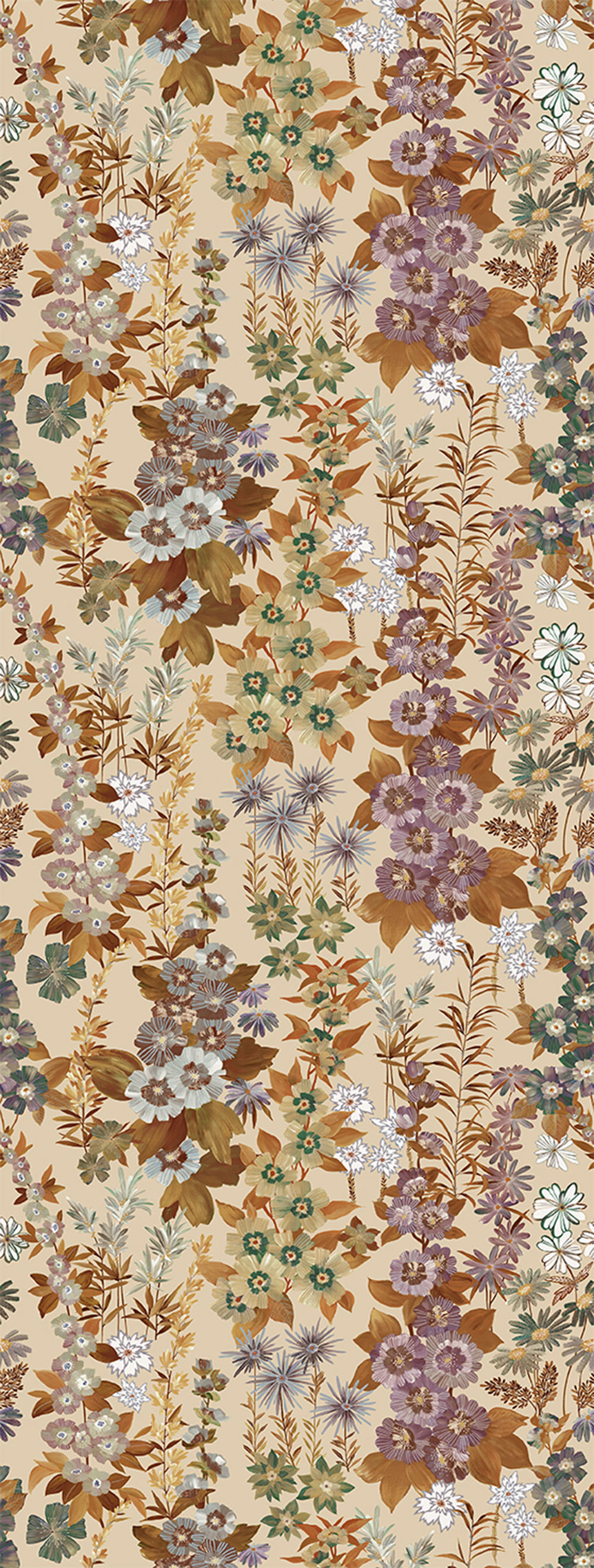 Vlies-Fototapete, beige, Blumen, FW4025-11, Feature Walls, Decoprint