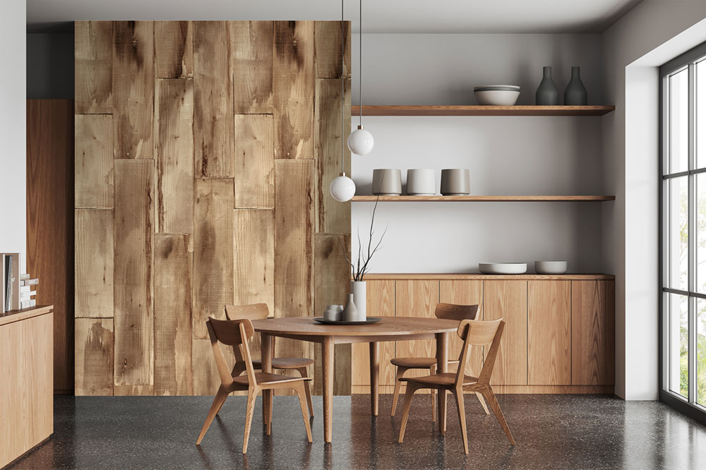 Bildtapete in braun-beiger Holzoptik, FW4051-10, Feature Walls, Decoprint