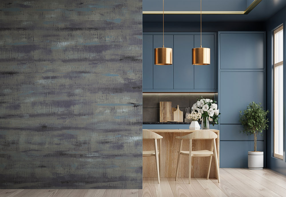 Vlies-Fototapete, blau, Malerei, FW4053-4, Feature Walls, Decoprint