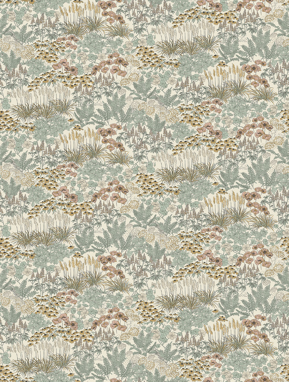 Vlies-Fototapete, grau-braun, Blumen, FW4062-2, Feature Walls, Decoprint