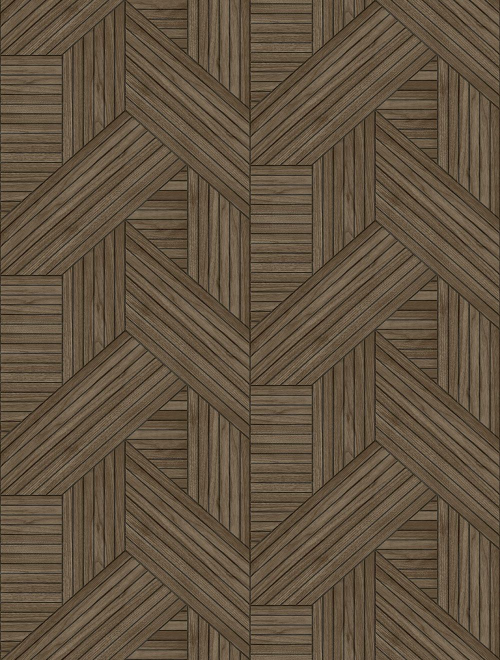 Bildtapete in brauner Holzoptik mit Lamellen, FW4036-3, Feature Walls, Decoprint