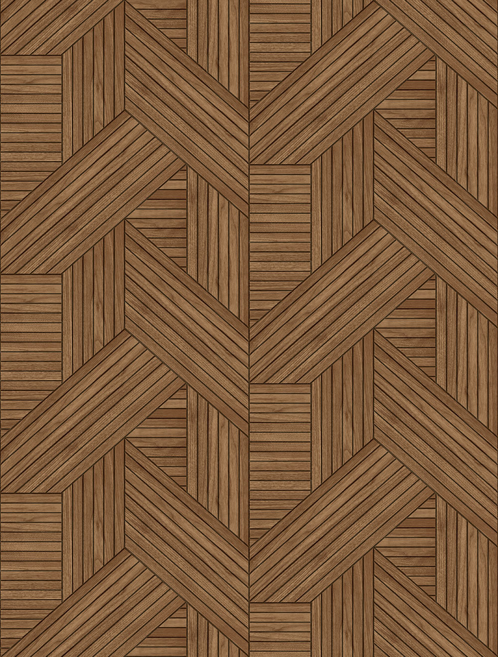 Bildtapete in brauner Holzoptik mit Lamellen, FW4036-4, Feature Walls, Decoprint