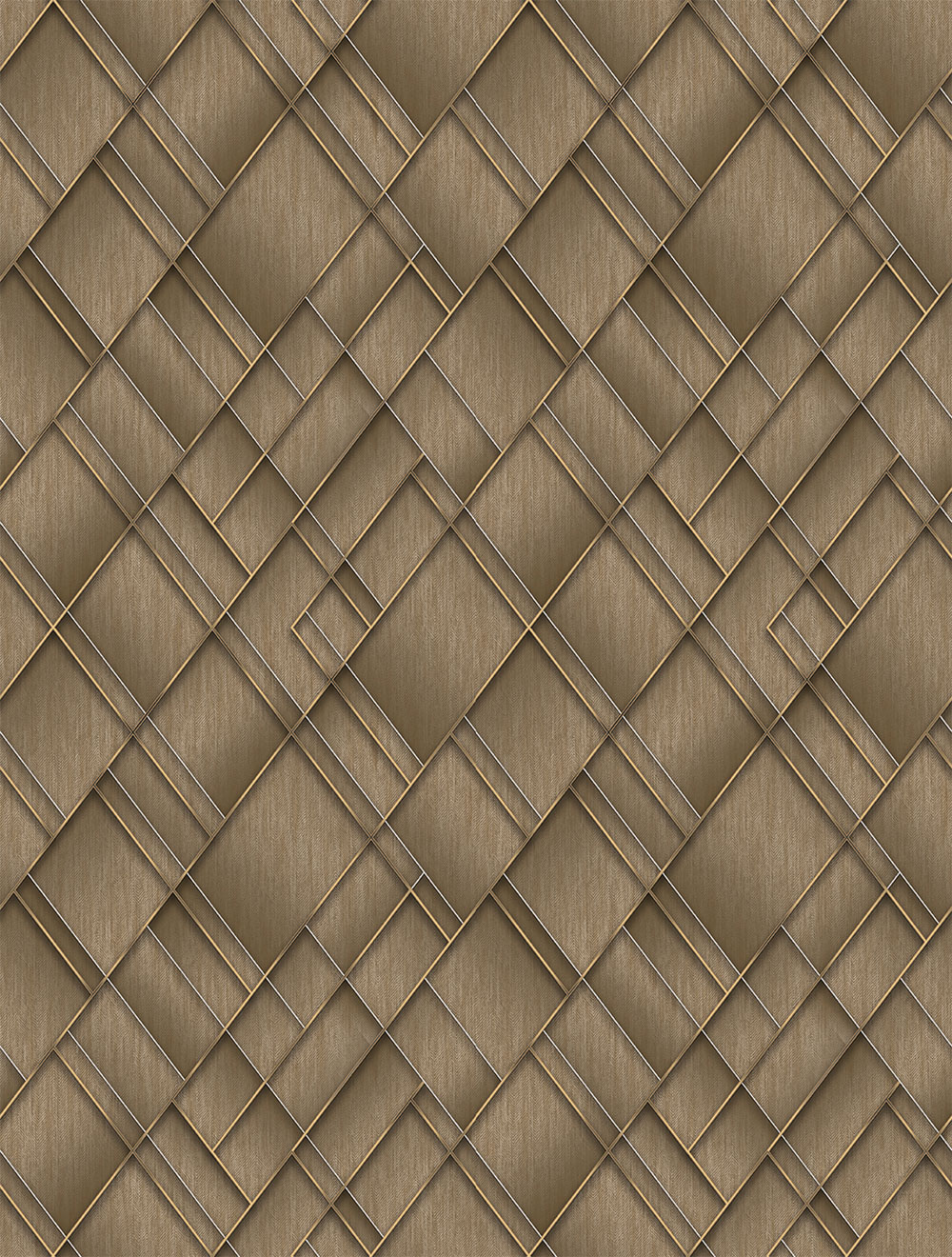 Geometrische Vlies-Fototapete, braun, FW4037-3, Feature Walls, Decoprint