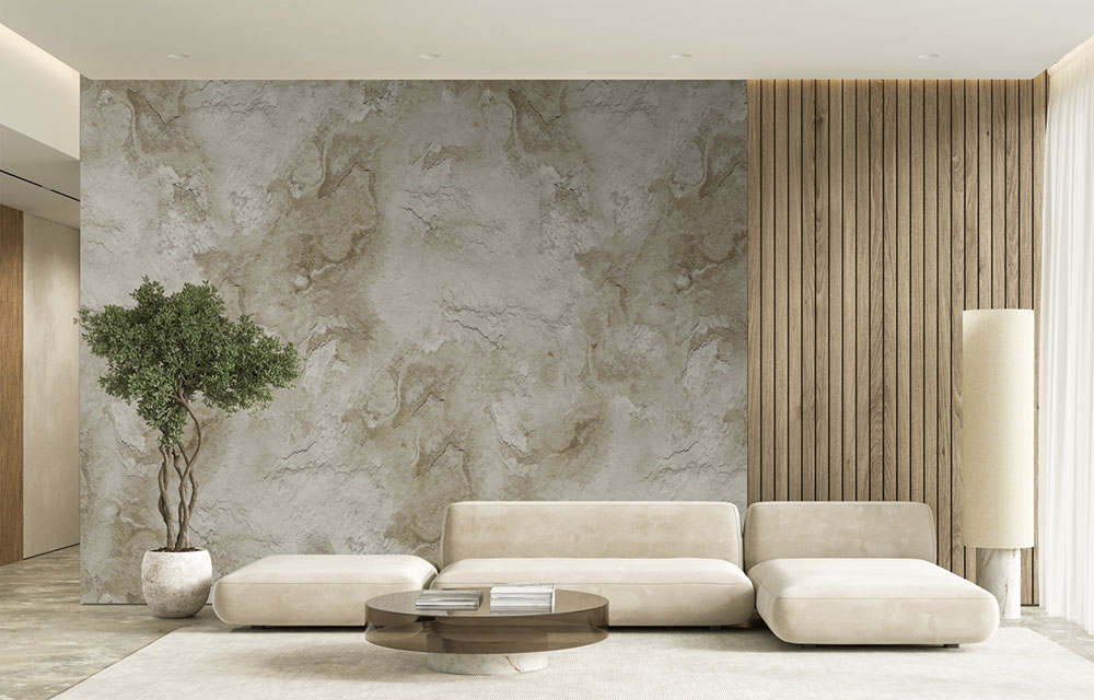 Vlies-Fototapete, beige, Beton, FW4047-6, Feature Walls, Decoprint