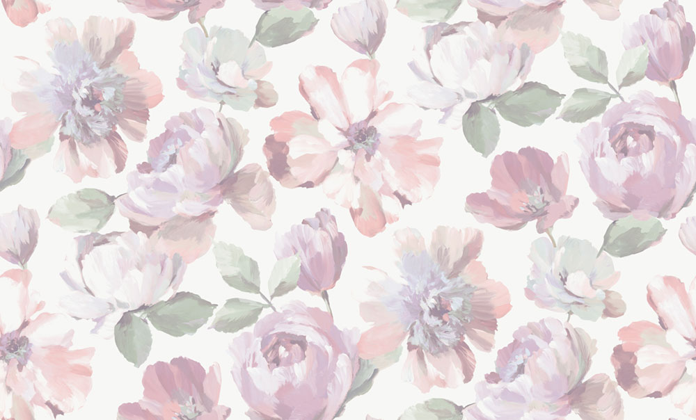 Florale Vliestapete, rosa, UI3101, Finest Selection, Vavex