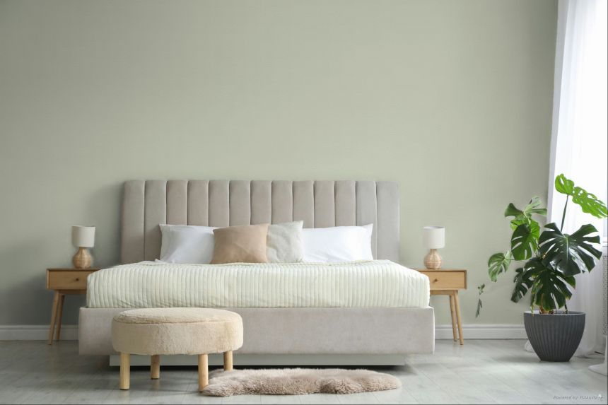 Vliestapete, grün, Stoffimitat, TJ1110, Finest Selection, Vavex