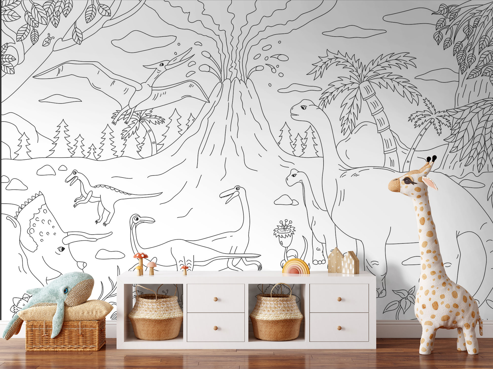 Vlies-Fototapete nach Maß, Dinosaurier, 10001, Vavex