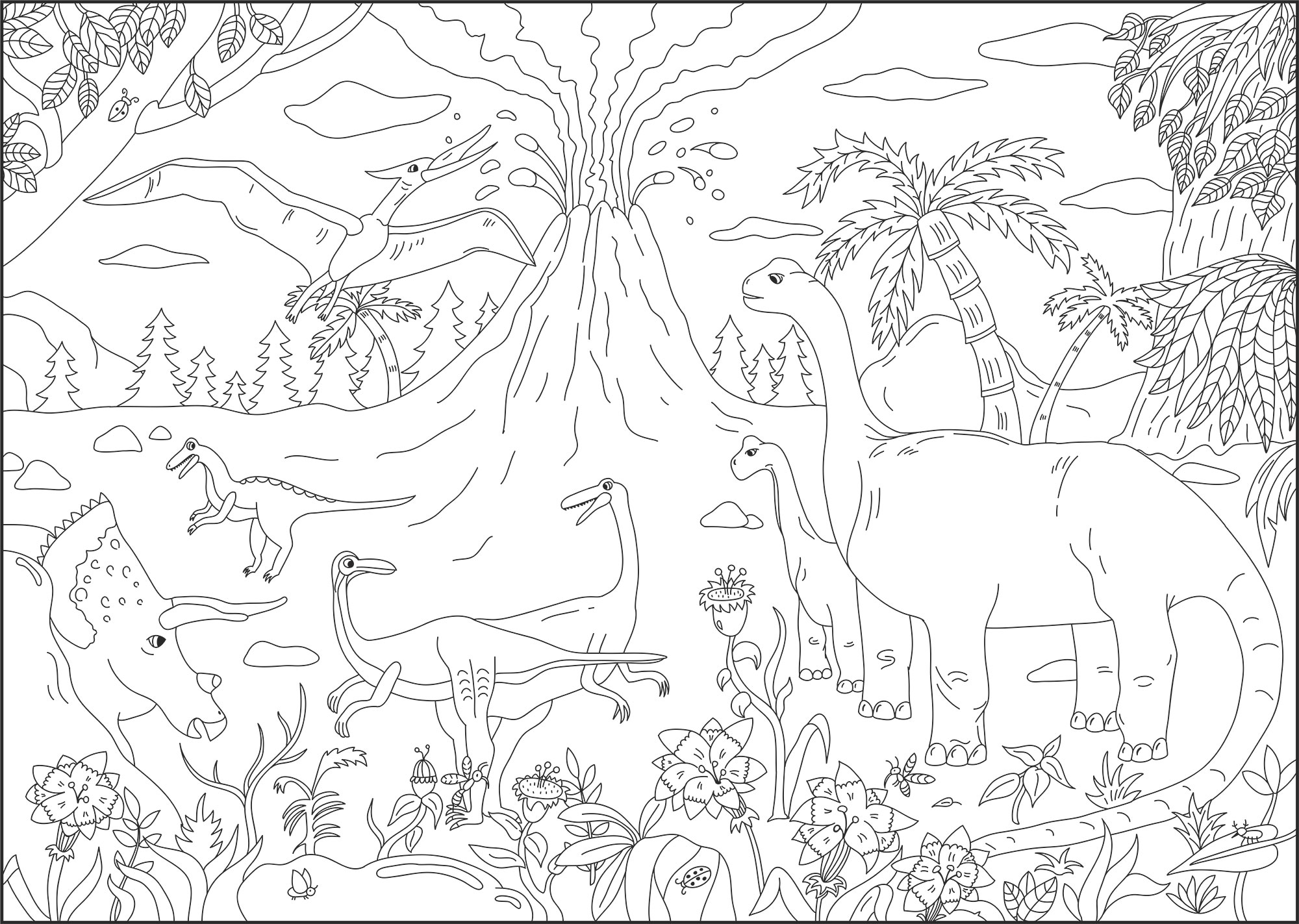 Vlies-Fototapete nach Maß, Dinosaurier, 10001, Vavex