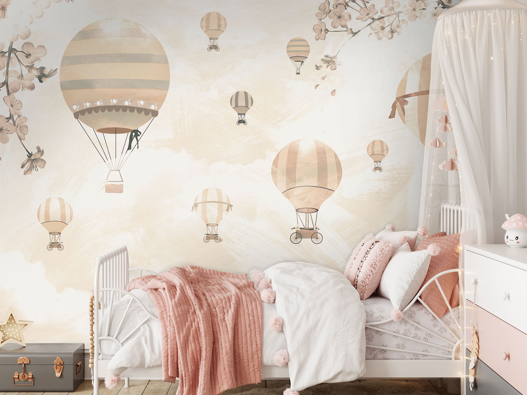 Vlies-Fototapete nach Maß, Luftballons, 10013, Vavex