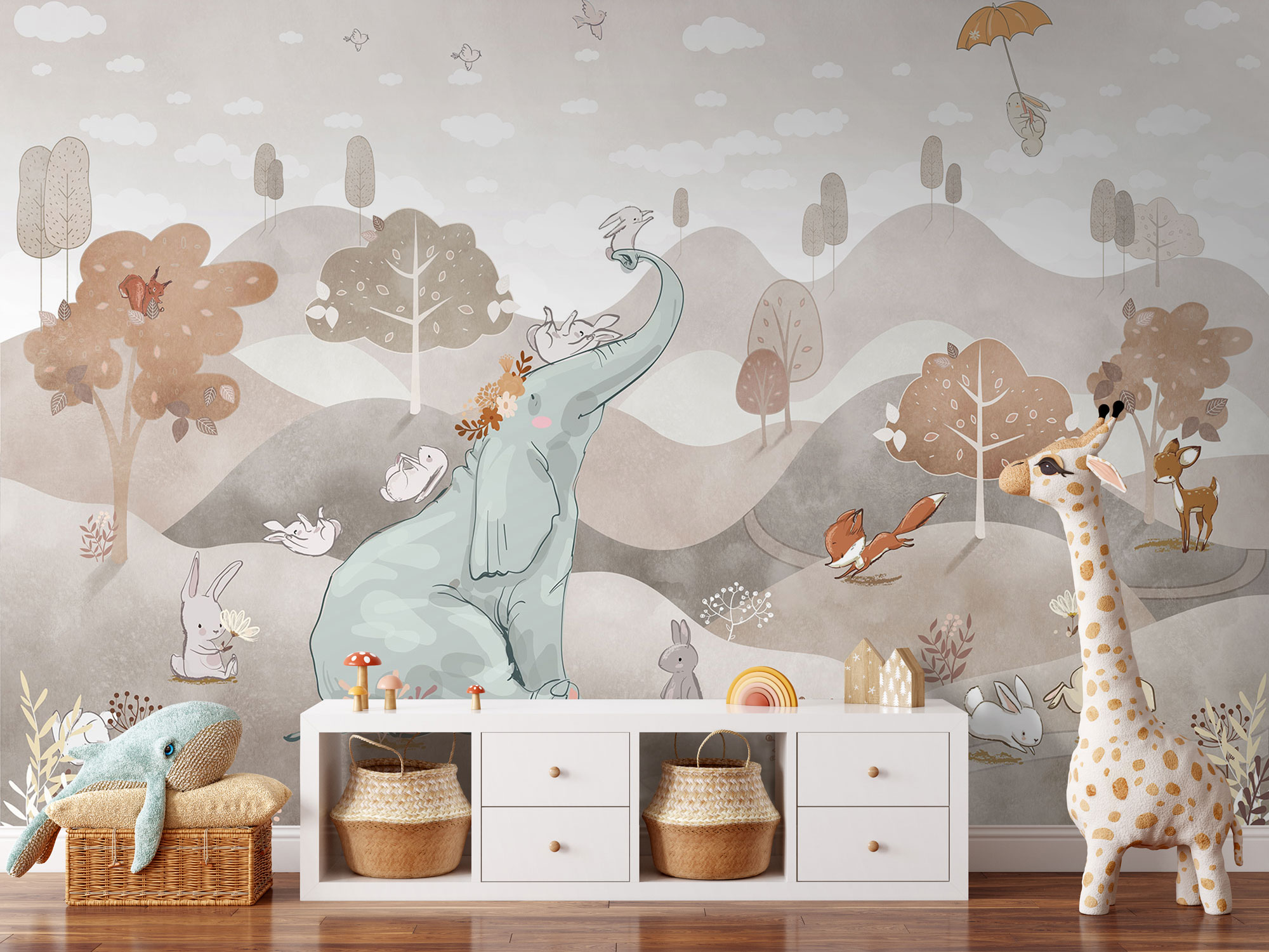 Vlies-Fototapete nach Maß, Verspielte Tiere, 10041, Vavex