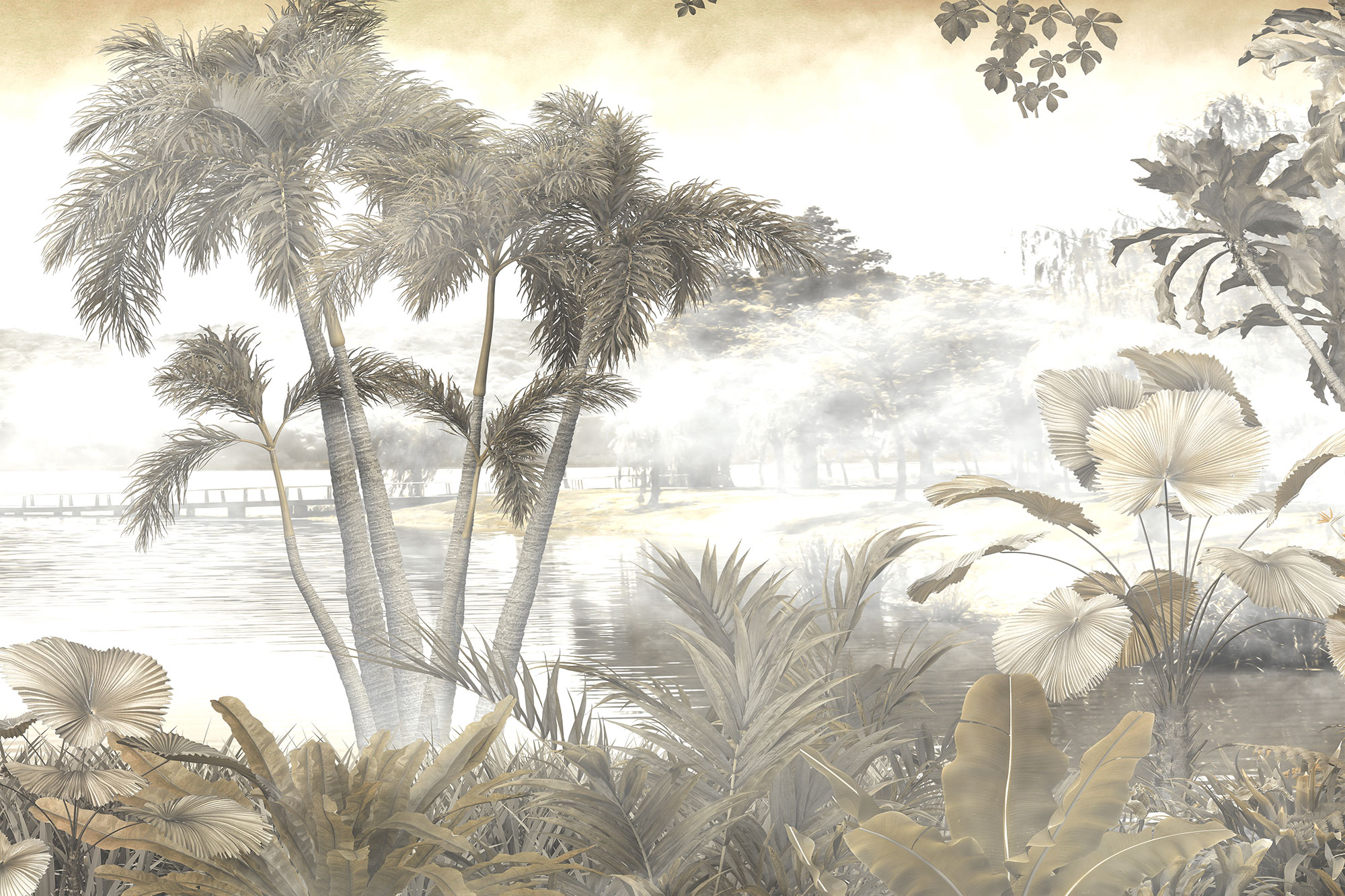 Vlies-Fototapete nach Maß, Tropische Landschaft, 10045, Vavex