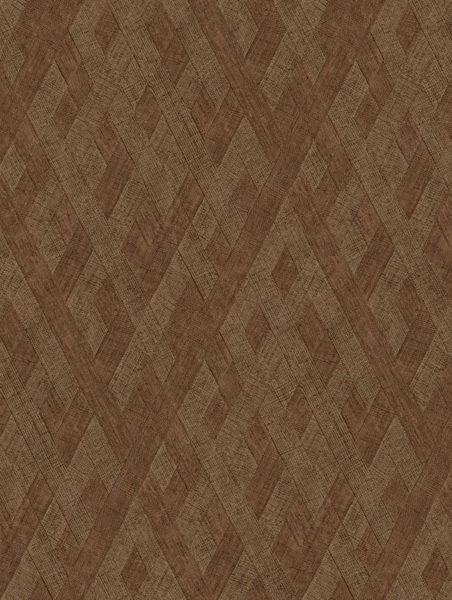 Luxuriöse Vliestapete, braun, Stoffimitat, Z57754, Architexture 2,  Zambaiti Parati