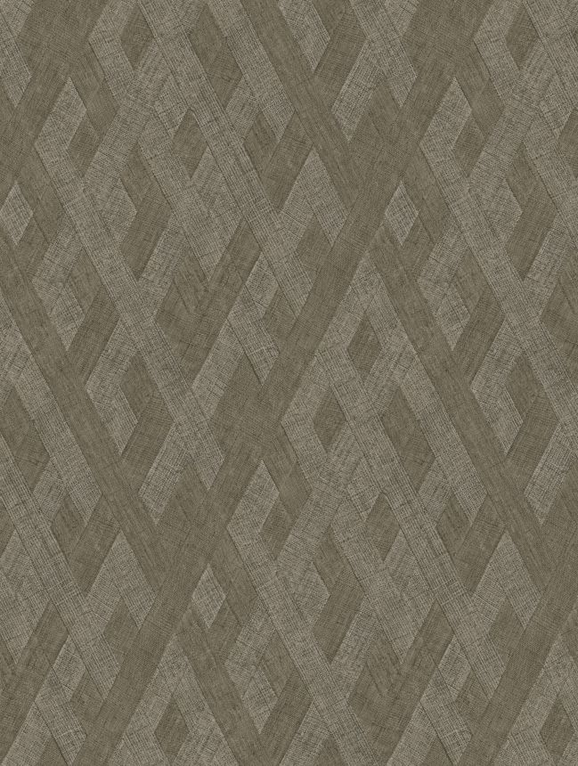 Luxuriöse Vliestapete, grau-beige, Stoffimitat, Z57755, Architexture 2,  Zambaiti Parati