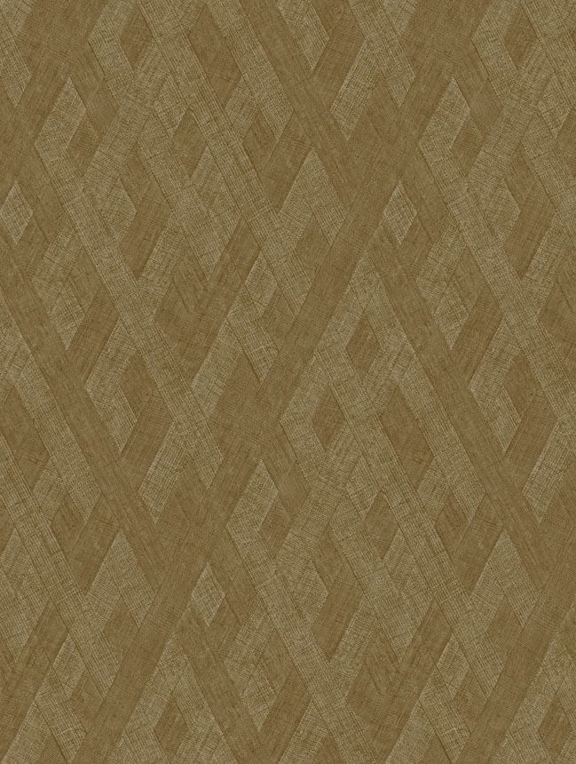 Luxuriöse Vliestapete, braun-beige, Stoffimitat, Z57759, Architexture 2,  Zambaiti Parati