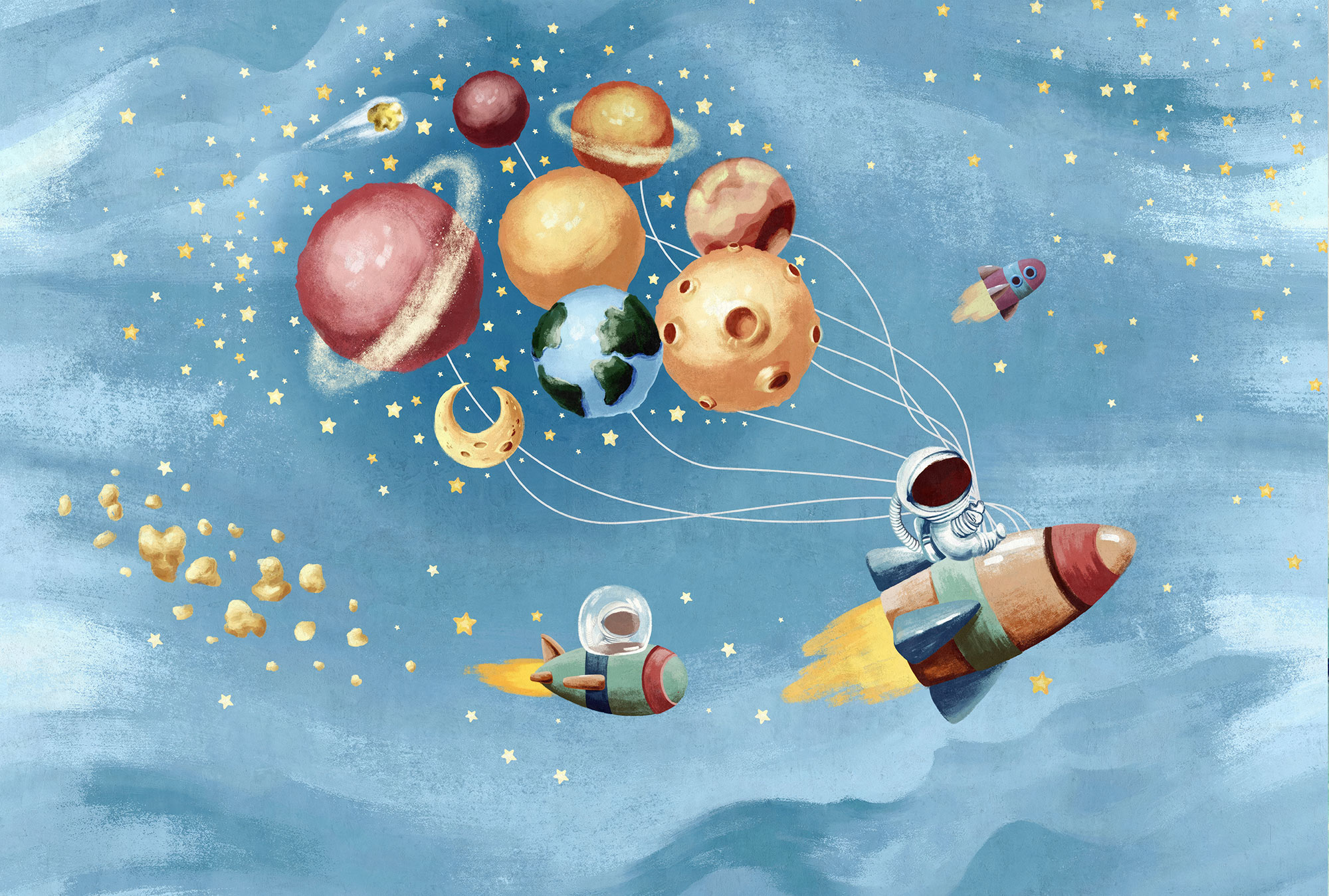 Vlies-Fototapete nach Maß, Weltraum, 10138, Vavex