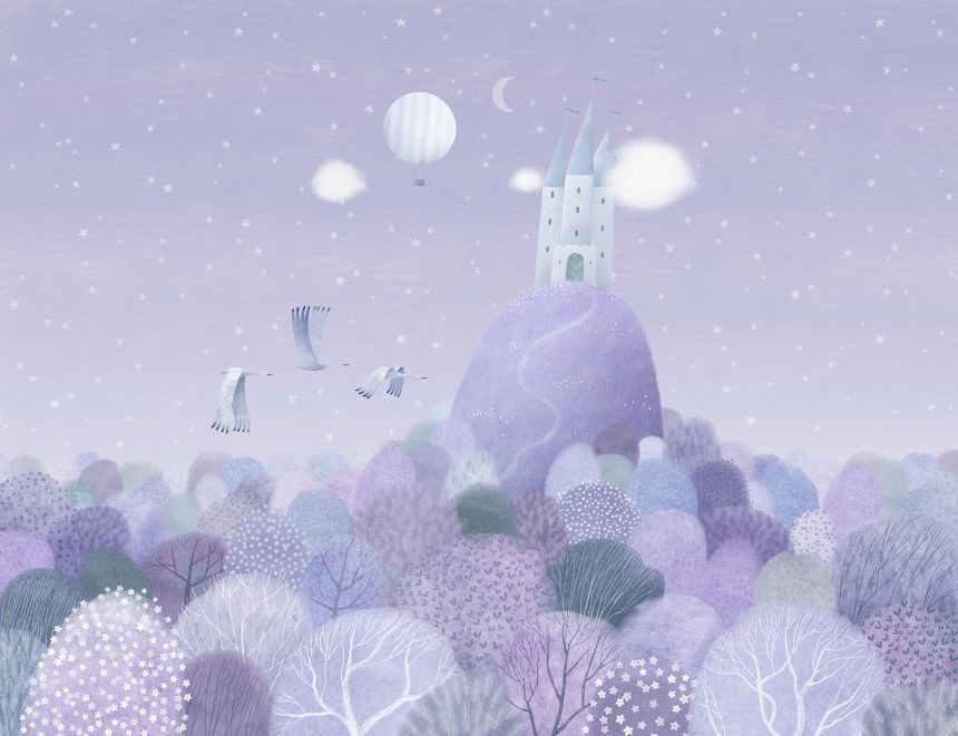 Kinder Vlies Fototapete nach Maß, Burg auf dem Felsen, 10153, Vavex