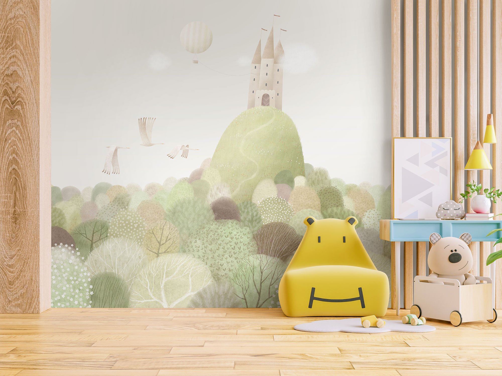 Kinder Fototapete nach Maß, Burg auf dem Felsen, 10154, Vavex