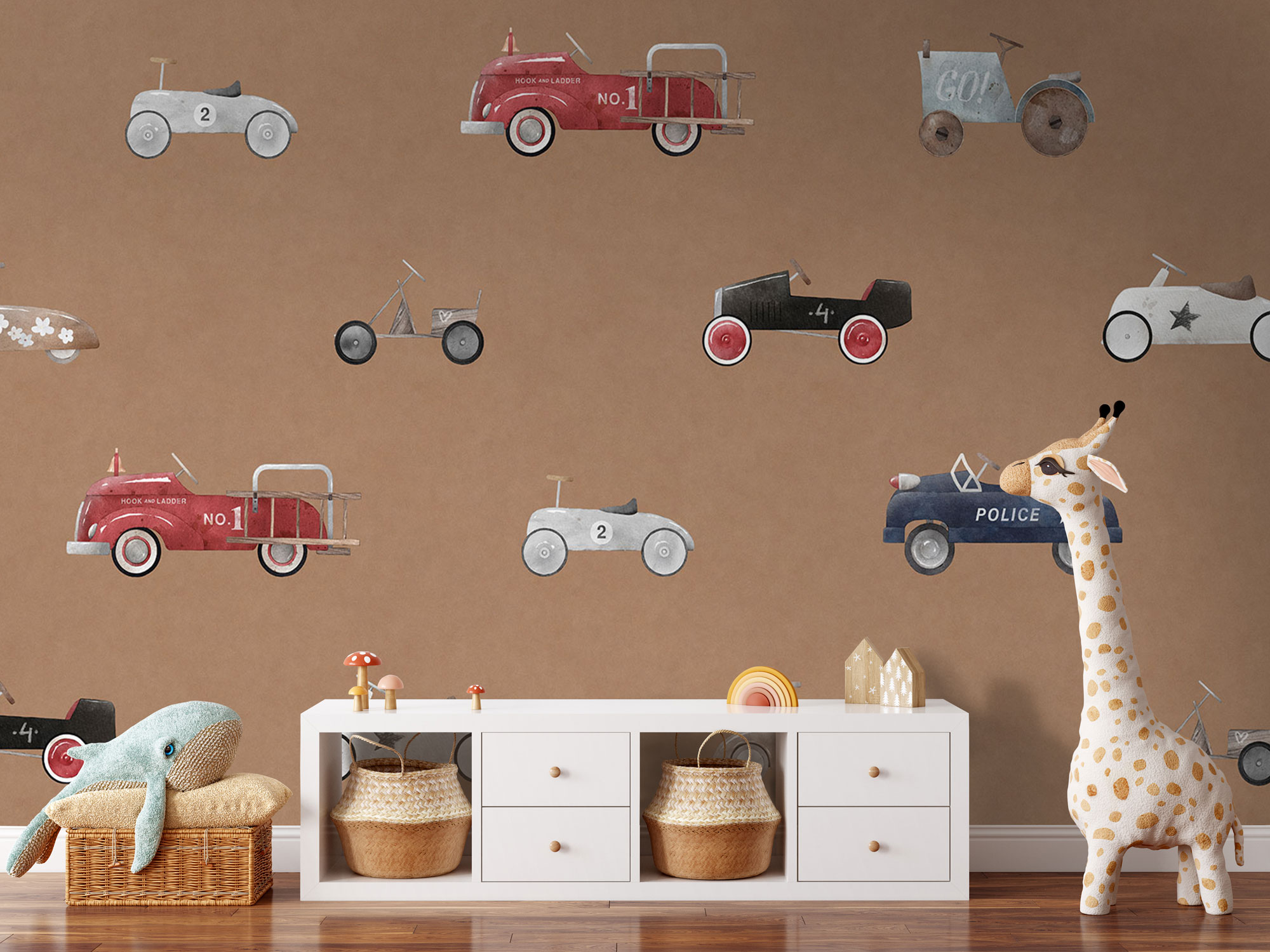 Kinder Fototapete nach Maß, Autos, 10156, Vavex