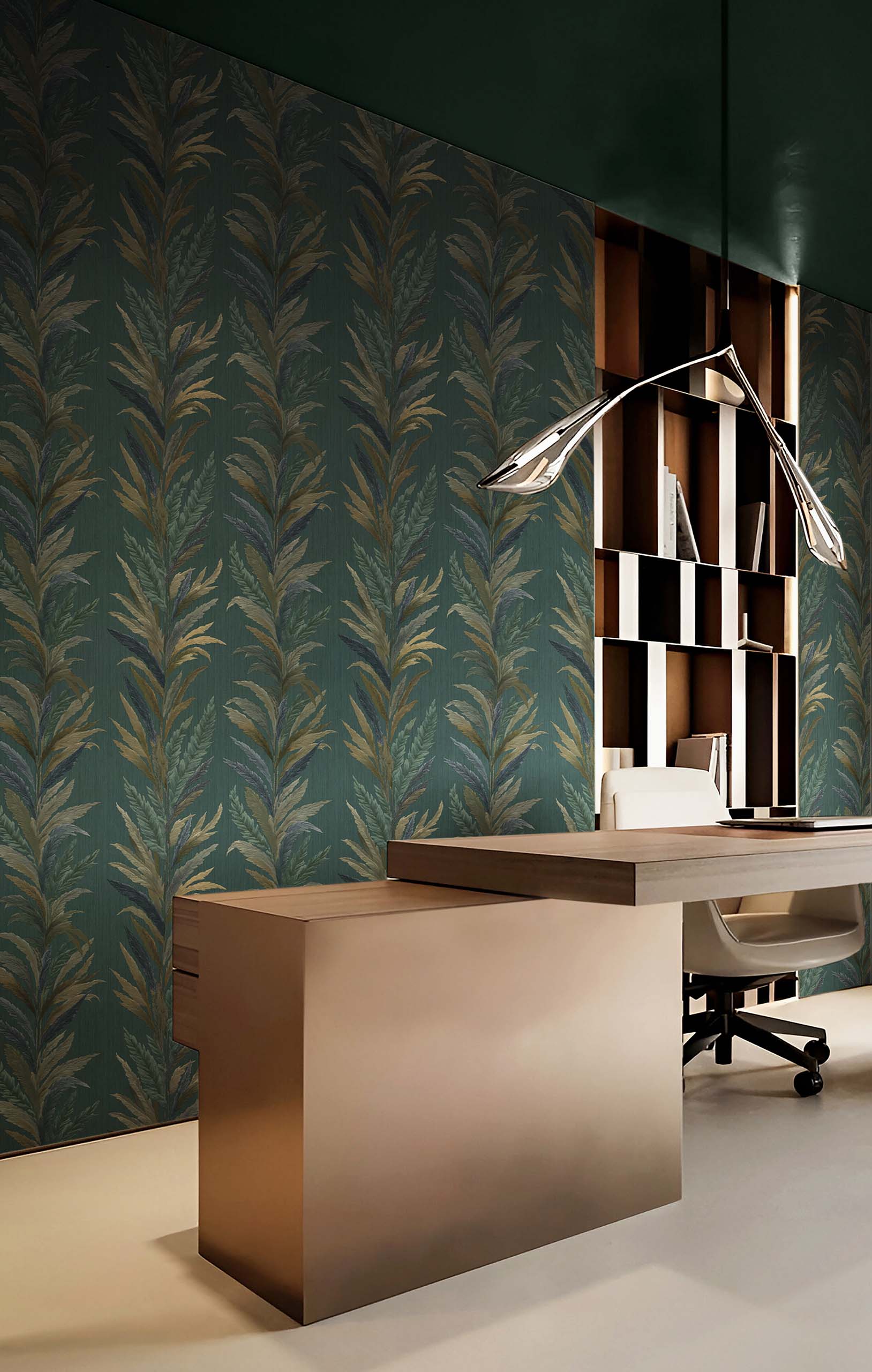 Tapete, grün, Blätter, 35905, Ornamenta, Parato by Cristiana Masi