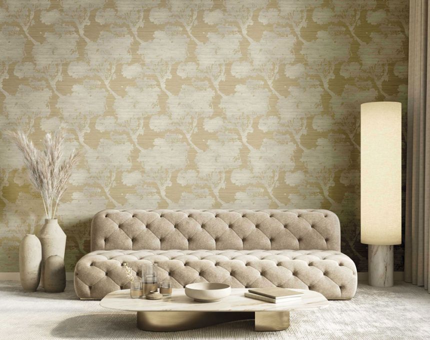Tapete, ocker-beige, Bäume, 35952, Ornamenta, Parato by Cristiana Masi
