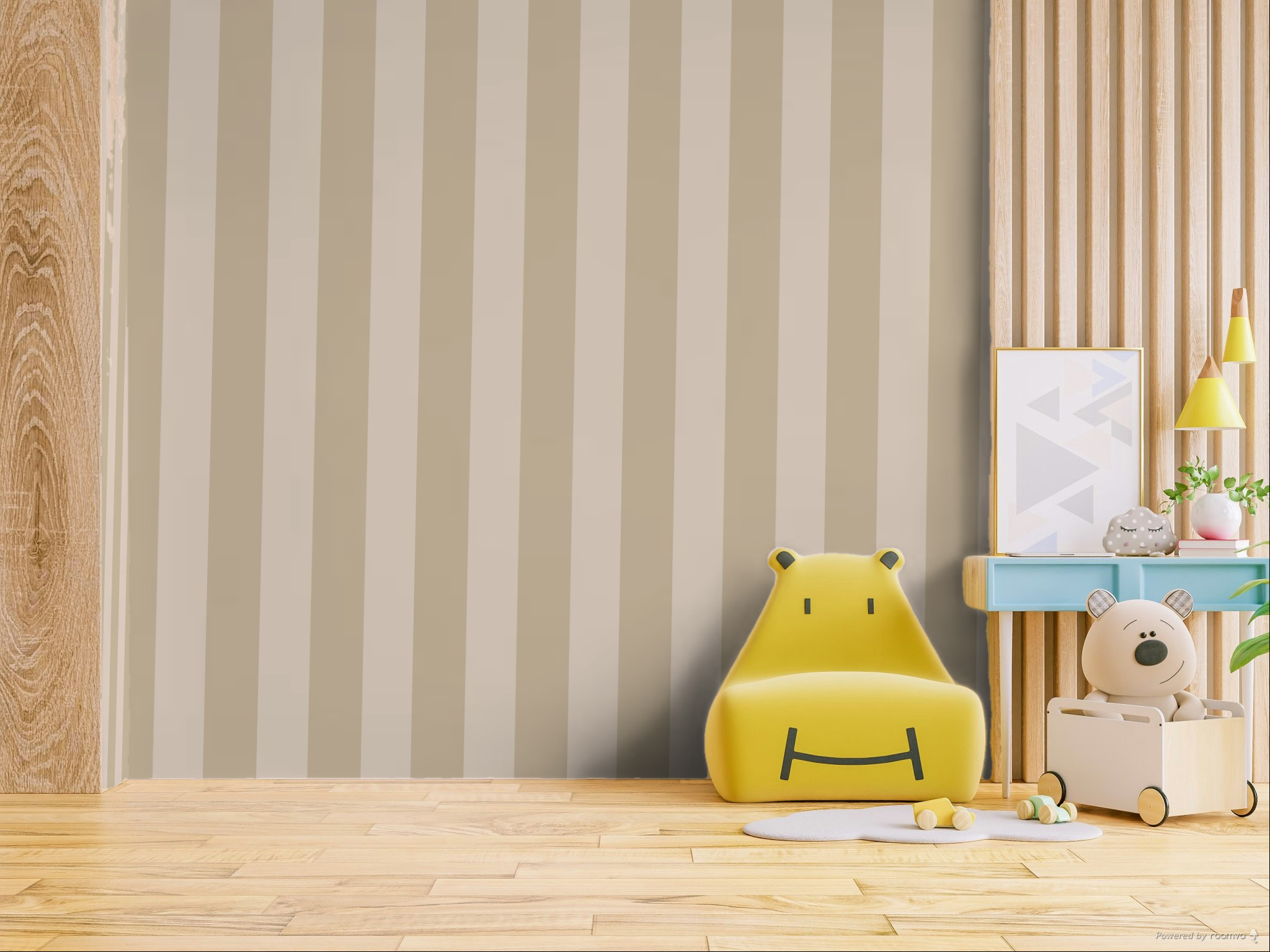 Tapete, beige, Streifen, 35964, Ornamenta, Parato by Cristiana Masi