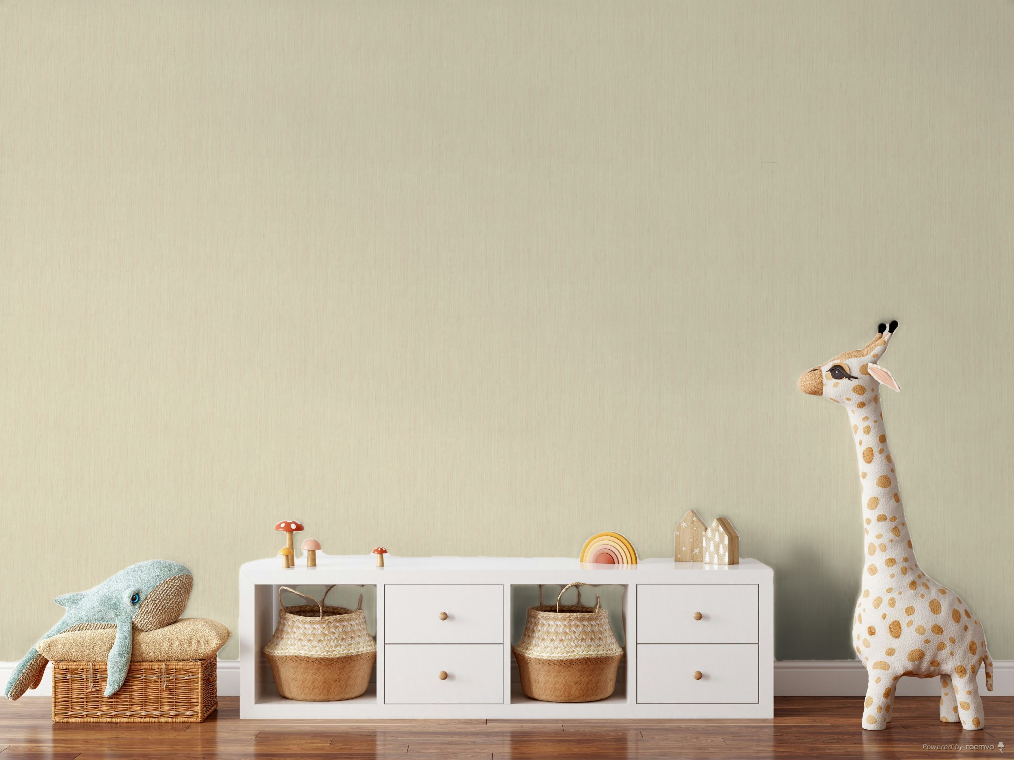 Tapete, beige, Stoffoptik, 35982, Ornamenta, Parato by Cristiana Masi