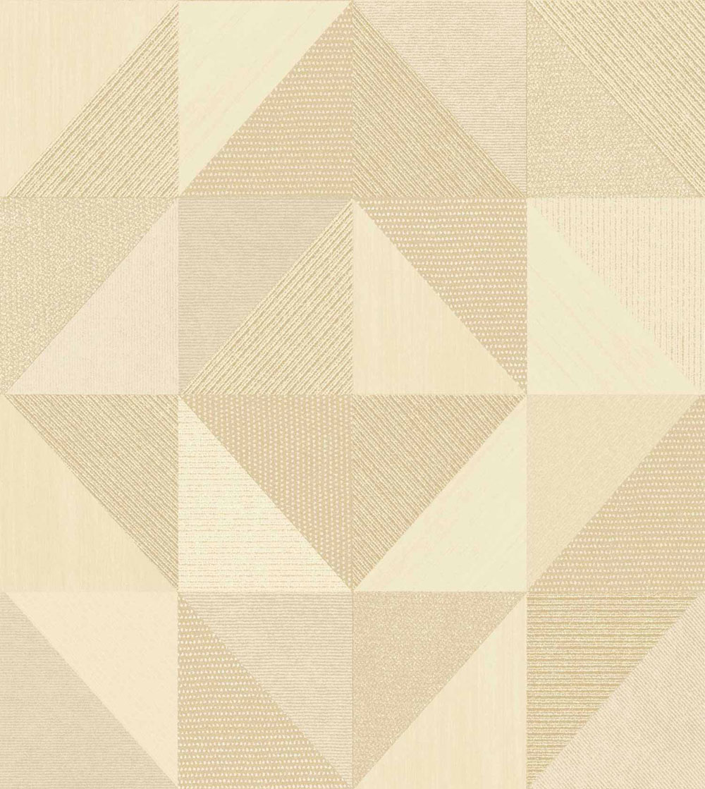 Geometrische Tapete, beige, 32411, Vitalis, Parato by Cristiana Masi