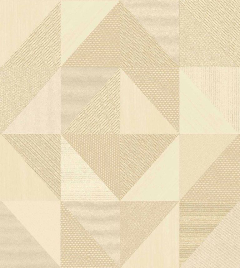 Geometrische Tapete, beige, 32411, Vitalis, Parato by Cristiana Masi