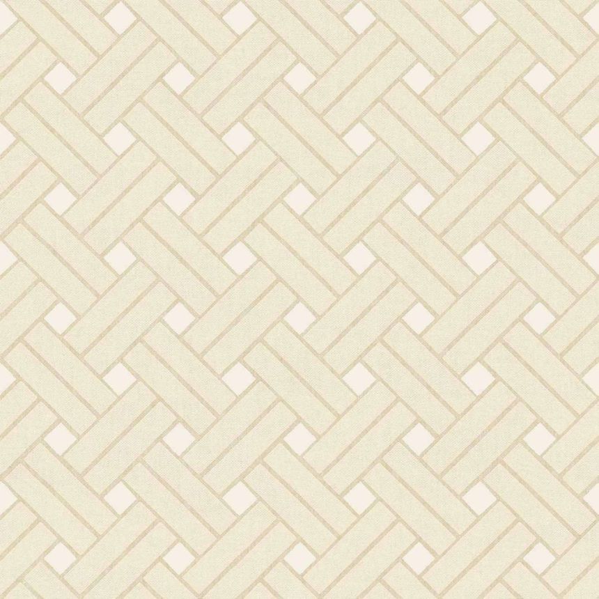 Geometrische Tapete, beige, 32421, Vitalis, Parato by Cristiana Masi
