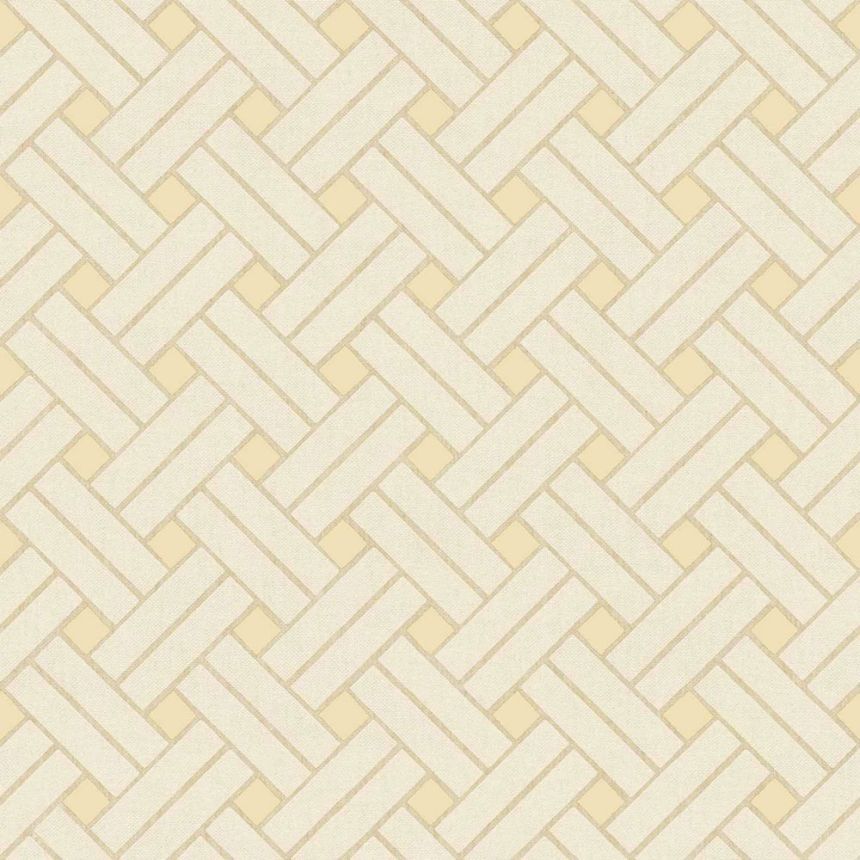 Geometrische Tapete, beige, 32422, Vitalis, Parato by Cristiana Masi