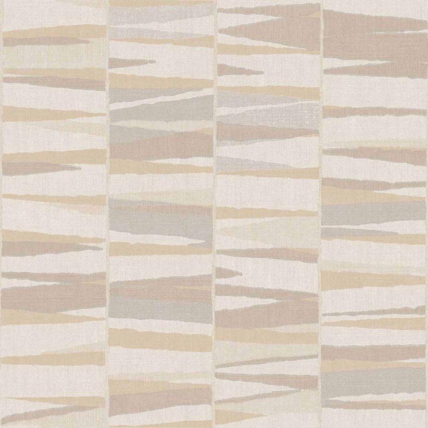 Geometrische Tapete, beige-grau, 32443, Vitalis, Parato by Cristiana Masi