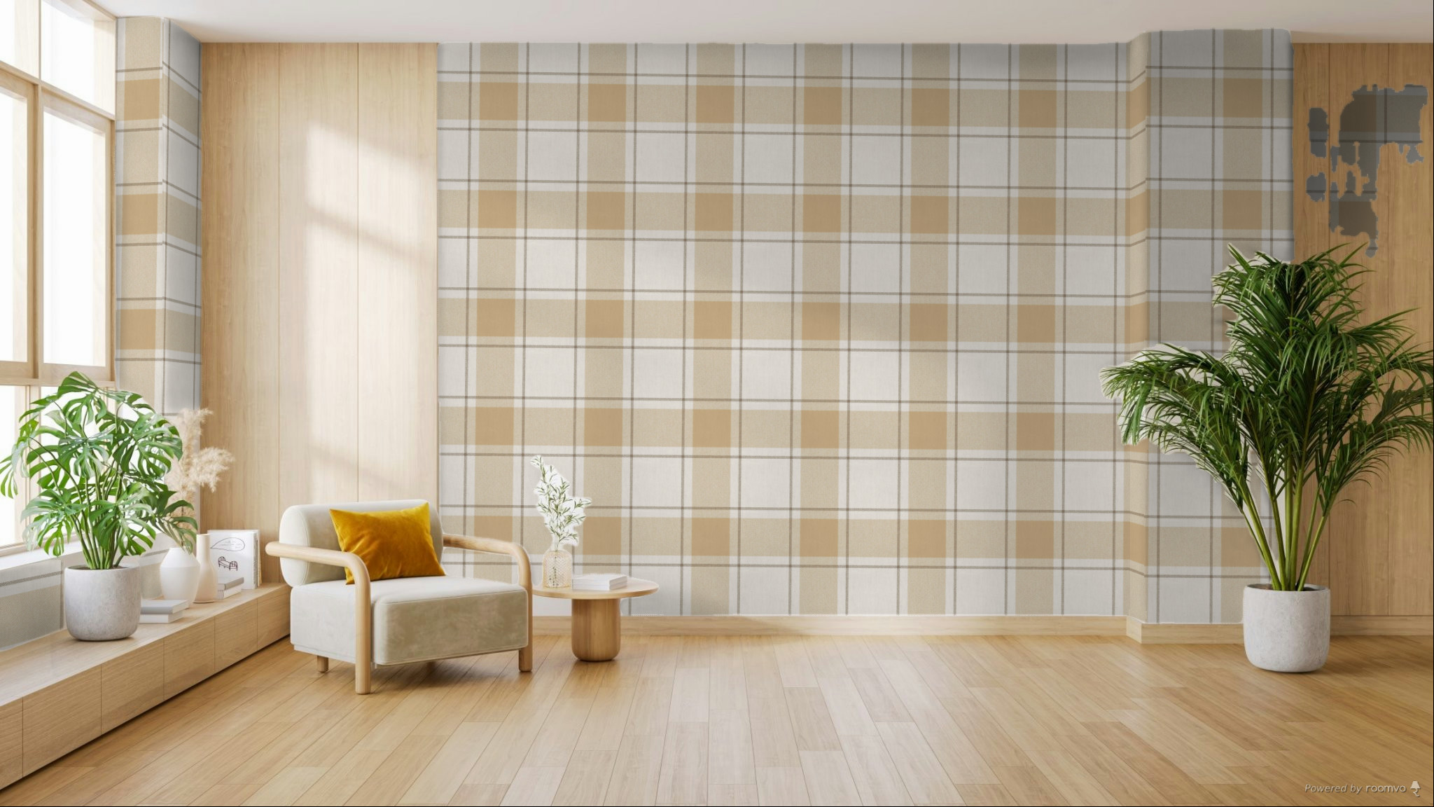 Tapete, braun-beige, Stoffoptik, 38403, Top Stripes, Parato by Cristiana Masi