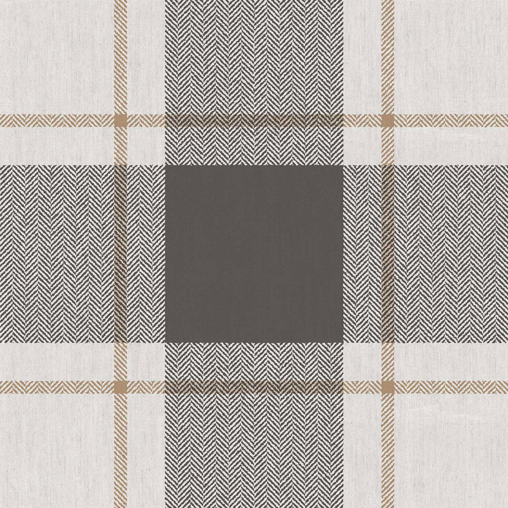 Tapete, grau-schwarz, Stoffoptik, 38409, Top Stripes, Parato by Cristiana Masi