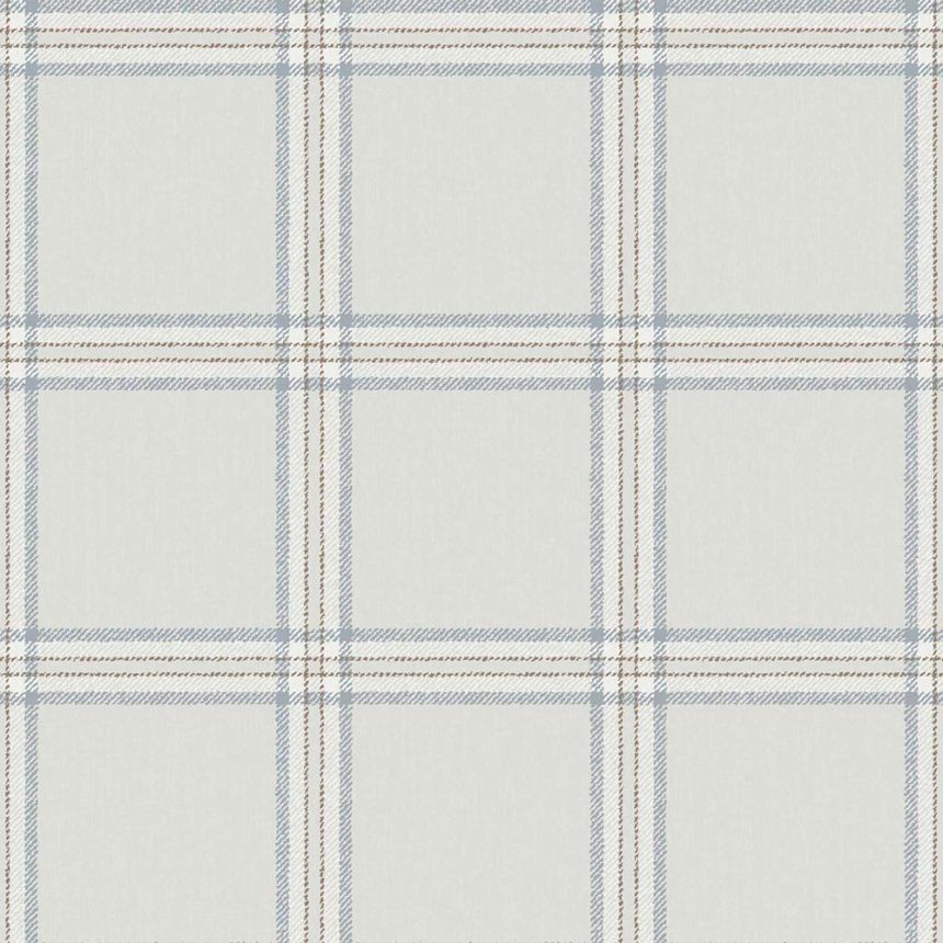 Tapete, grau-blau, Stoffoptik, 38415, Top Stripes, Parato by Cristiana Masi