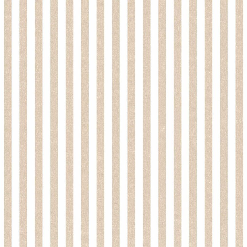 Tapete, beige, Stoffoptik, Streifen, 38436, Top Stripes, Parato by Cristiana Masi