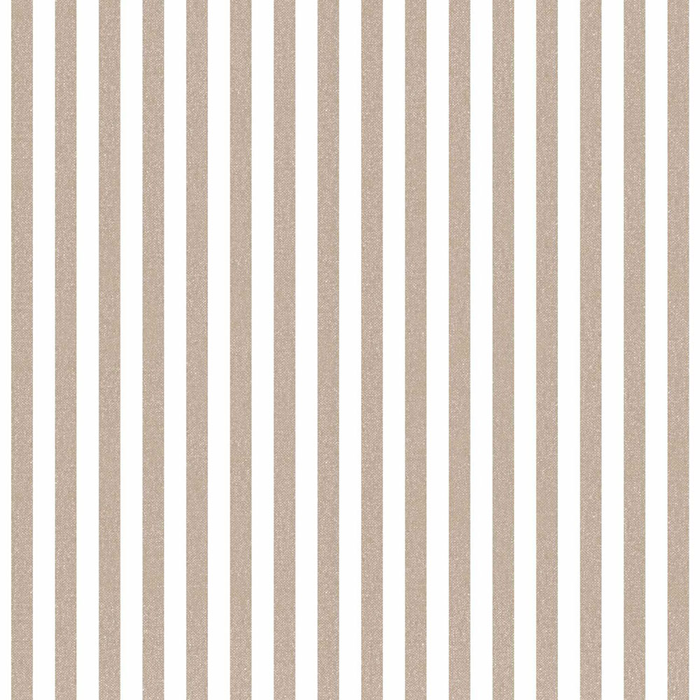 Tapete, braun, Stoffoptik, Streifen, 38437, Top Stripes, Parato by Cristiana Masi