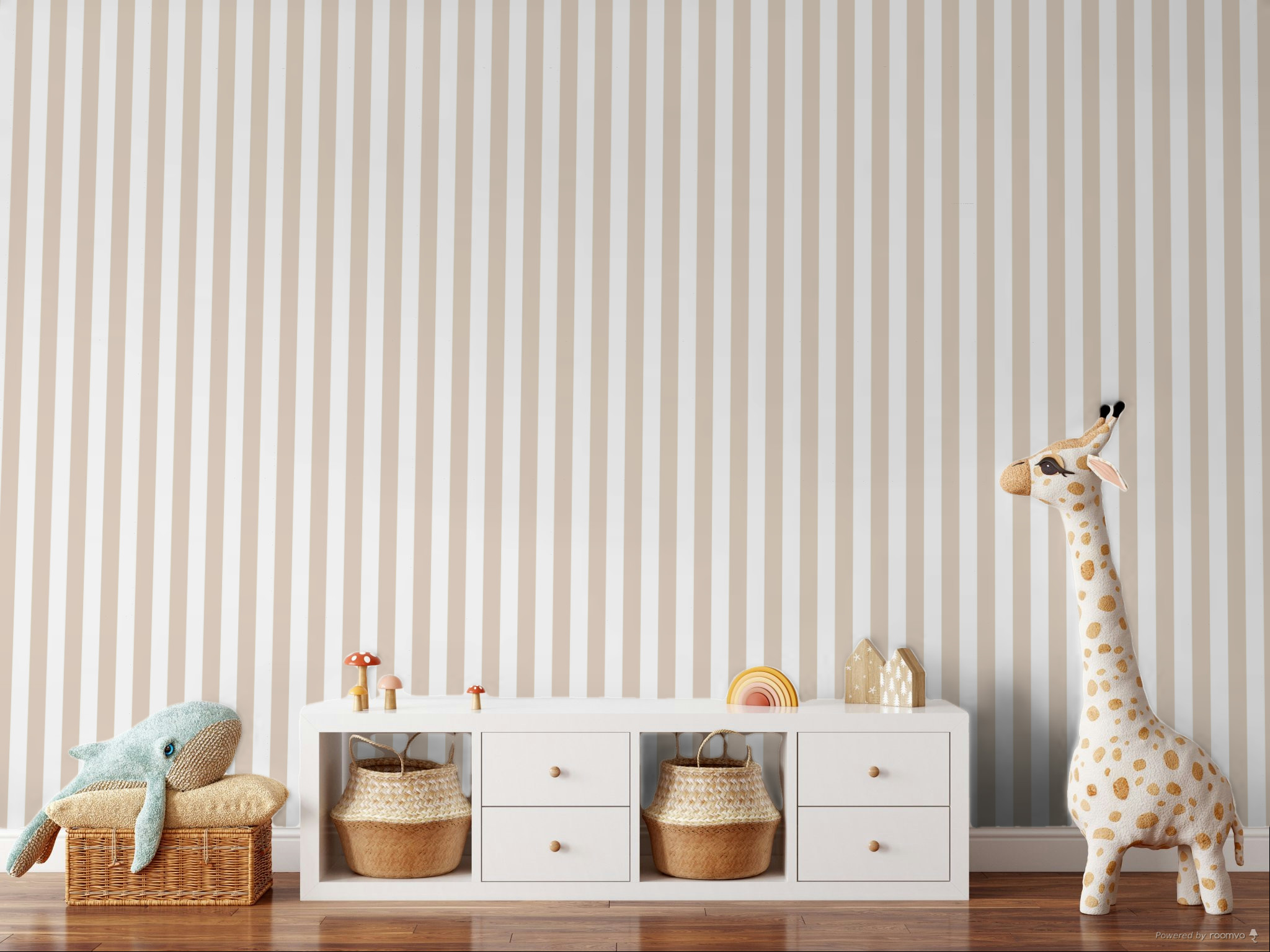 Tapete, beige, Streifen, 38442, Top Stripes, Parato by Cristiana Masi