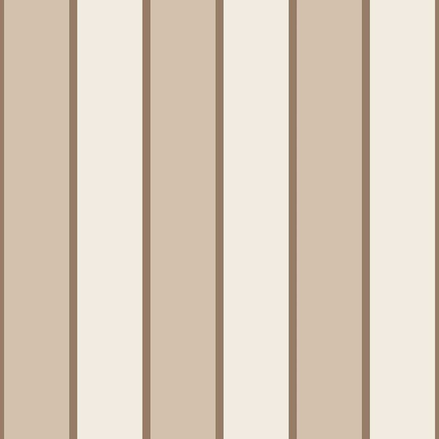 Tapete, beige-braun, Streifen, 38468, Top Stripes, Parato by Cristiana Masi